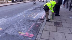 photo of bus stop described above
