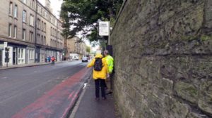 photo of bus stop described above