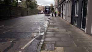 photo of bus stop described above