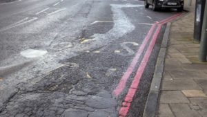 photo of bus stop described above