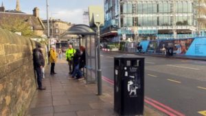 photo of bus stop described above